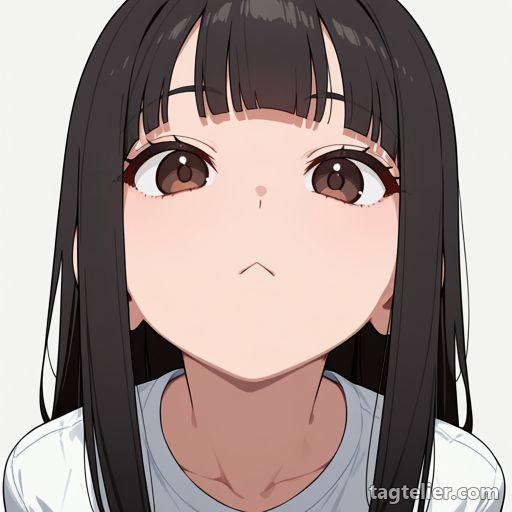 への字口（:<）で生成したAIイラストの見本