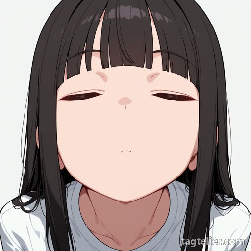 線の目（|_|）で生成したAIイラストの見本