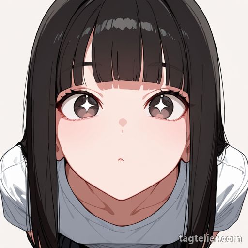 目が＋印（気絶・興奮）（+_+）で生成したAIイラストの見本