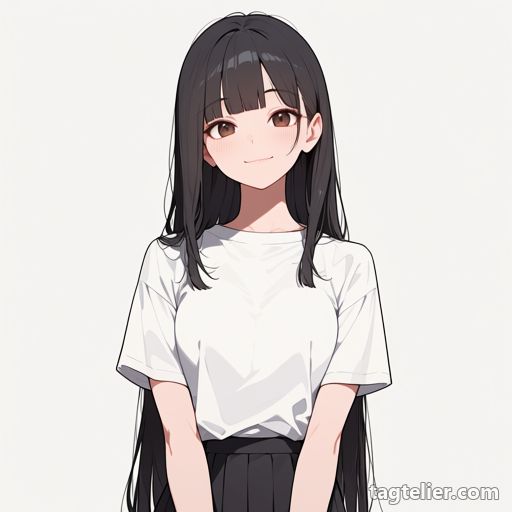 超ロング（absurdly long hair）で生成したAIイラストの見本