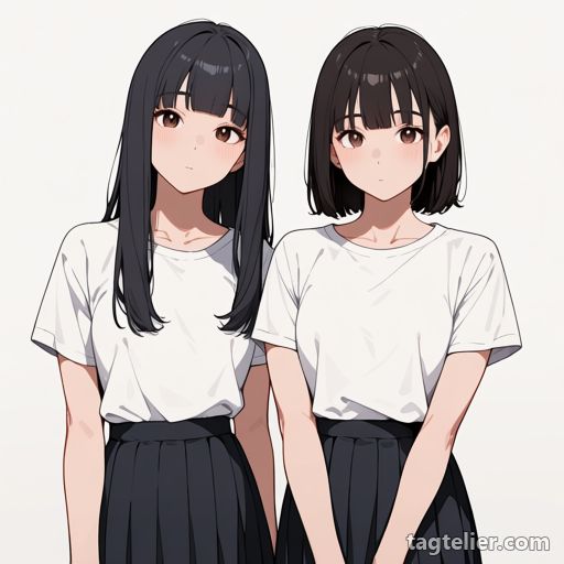 キスの後（after kiss）で生成したAIイラストの見本