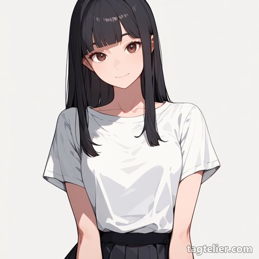 こちらに構える（aiming at viewer）で生成したAIイラストの見本