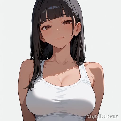 胸サイズ変更（alternate_breast_size）で生成したAIイラストの見本