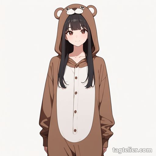 着ぐるみ（animal_costume）で生成したAIイラストの見本