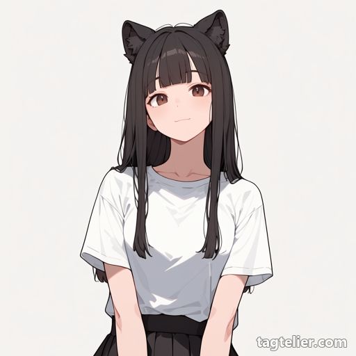 動物耳（animal_ears）で生成したAIイラストの見本