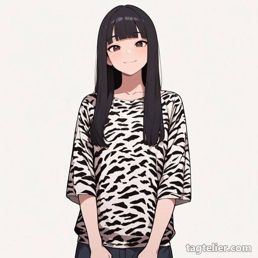 アニマル柄（animal_print）で生成したAIイラストの見本