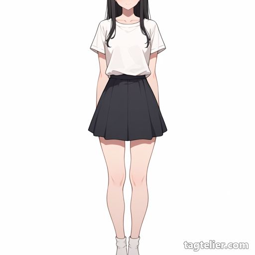 アンクルソックス（ankle socks）で生成したAIイラストの見本