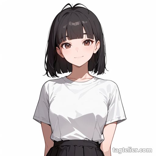 アンテナ毛（antenna hair）で生成したAIイラストの見本