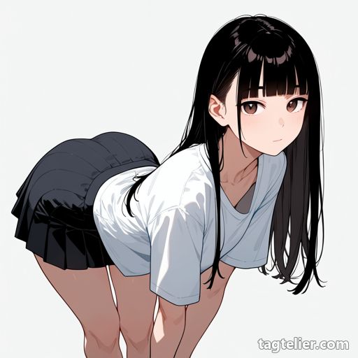 背を反らす（arched back）で生成したAIイラストの見本