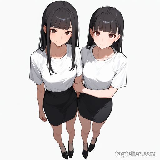 腕に抱きつく（arm hug）で生成したAIイラストの見本
