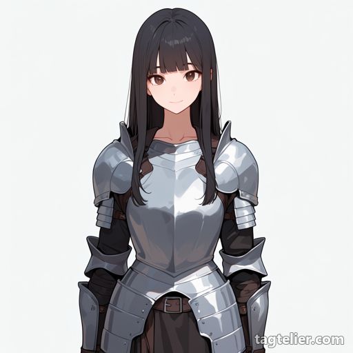 鎧（armor）で生成したAIイラストの見本