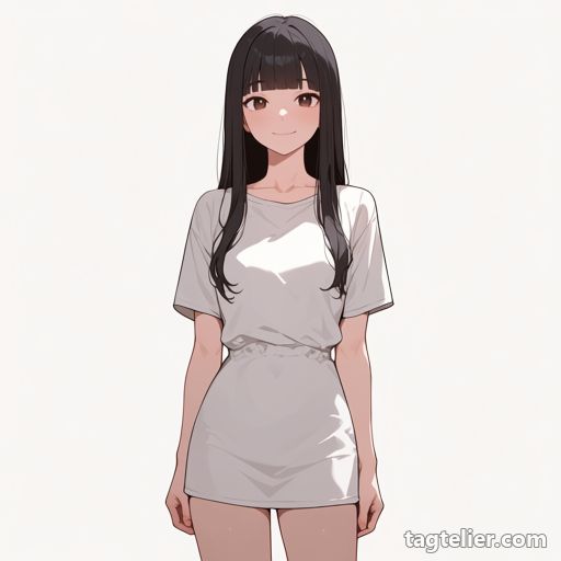 生脚（bare_legs）で生成したAIイラストの見本