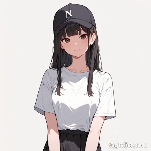 野球帽（baseball_cap）で生成したAIイラストの見本