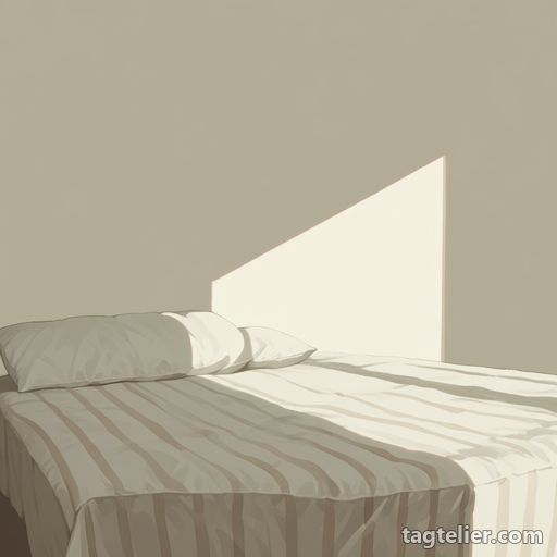 ベッド（bed）で生成したAIイラストの見本