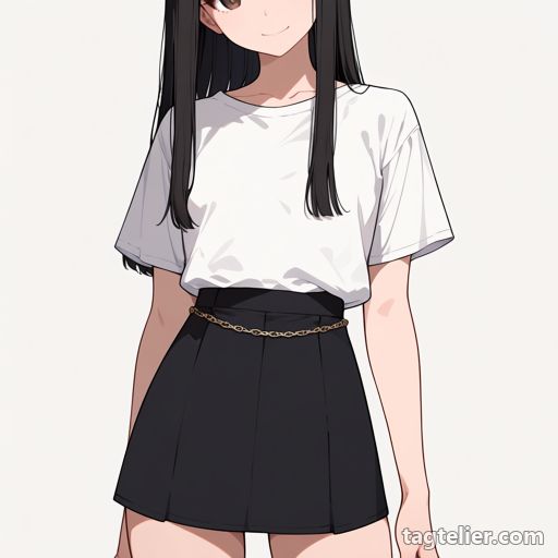 ウエストチェーン（belly_chain）で生成したAIイラストの見本