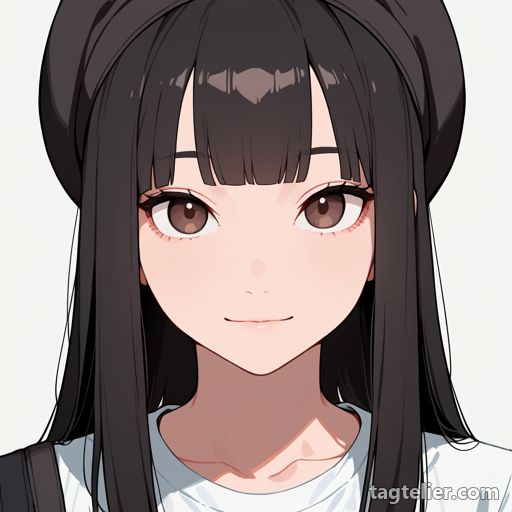 ベレー帽（beret）で生成したAIイラストの見本