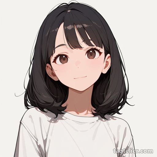ボリュームのある髪（big_hair）で生成したAIイラストの見本