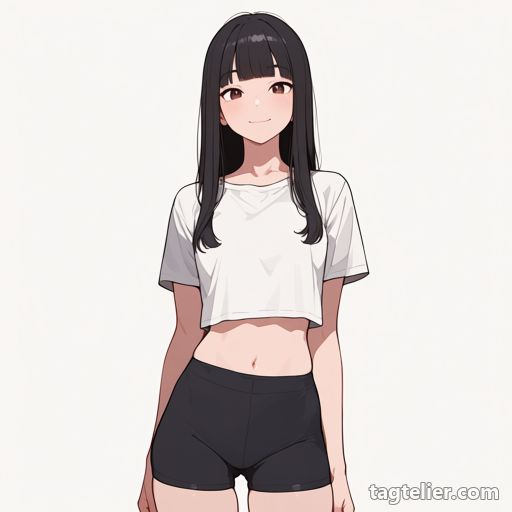 スパッツ（bike_shorts）で生成したAIイラストの見本
