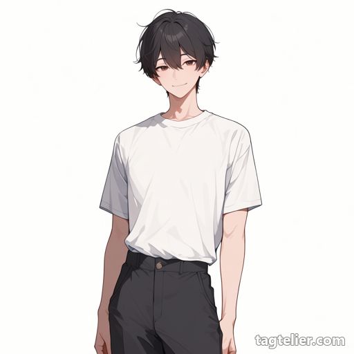 美少年（bishounen）で生成したAIイラストの見本