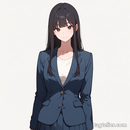 ブレザー（blazer）で生成したAIイラストの見本