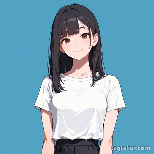 青背景（blue_background）で生成したAIイラストの見本