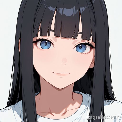 青い目（blue eyes）で生成したAIイラストの見本