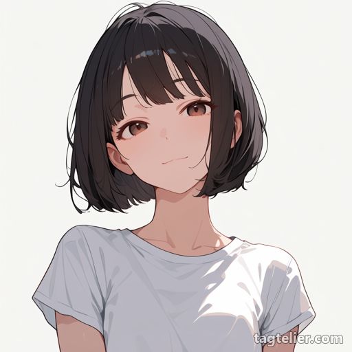 ボブ（bob cut）で生成したAIイラストの見本