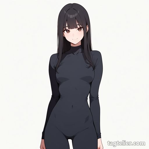 ボディスーツ（bodysuit）で生成したAIイラストの見本