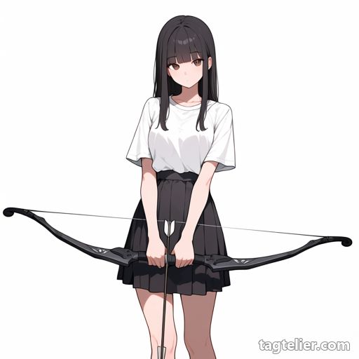 弓（武器）（bow_(weapon)）で生成したAIイラストの見本