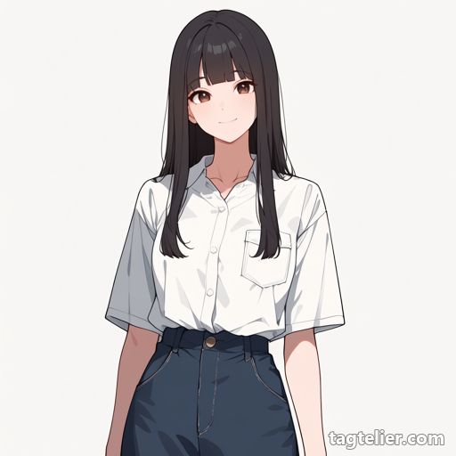 胸ポケット（breast_pocket）で生成したAIイラストの見本