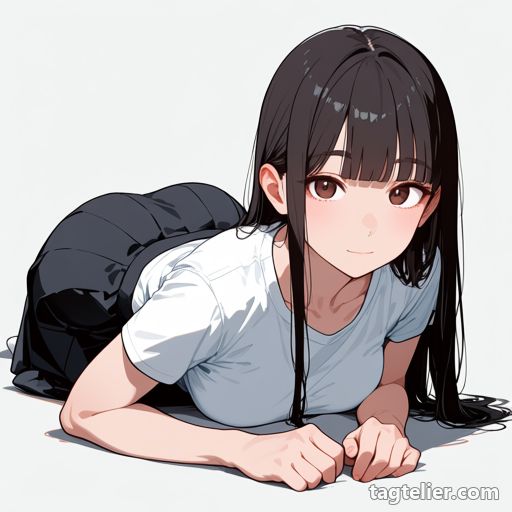 胸の押し付け（breast_press）で生成したAIイラストの見本