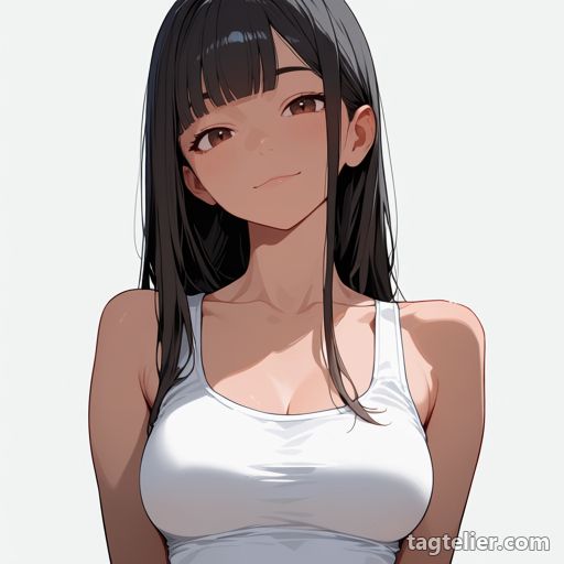 胸（breasts）で生成したAIイラストの見本