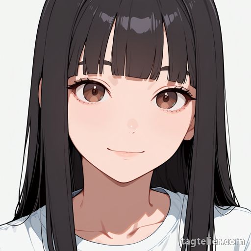 茶色い目（brown eyes）で生成したAIイラストの見本