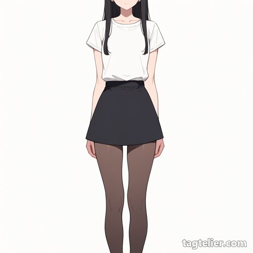 茶色のパンスト（brown_pantyhose）で生成したAIイラストの見本
