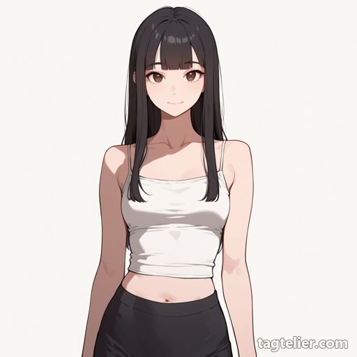 キャミソール（camisole）で生成したAIイラストの見本