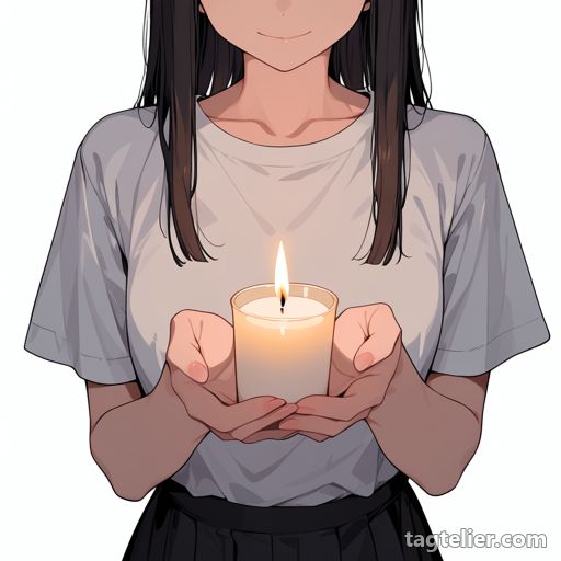 キャンドル（candle）で生成したAIイラストの見本