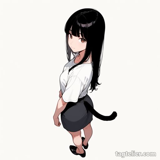 猫のしっぽ（cat_tail）で生成したAIイラストの見本