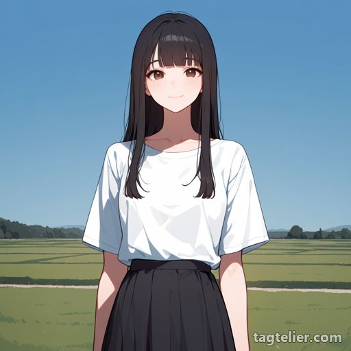 快晴（clear sky）で生成したAIイラストの見本