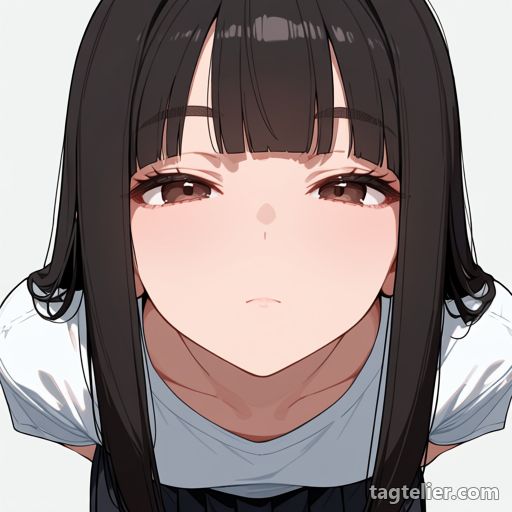 目を閉じる（closed eyes）で生成したAIイラストの見本