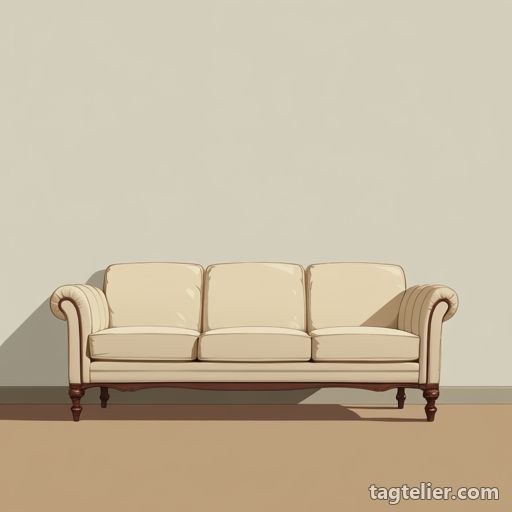 ソファ（couch）で生成したAIイラストの見本