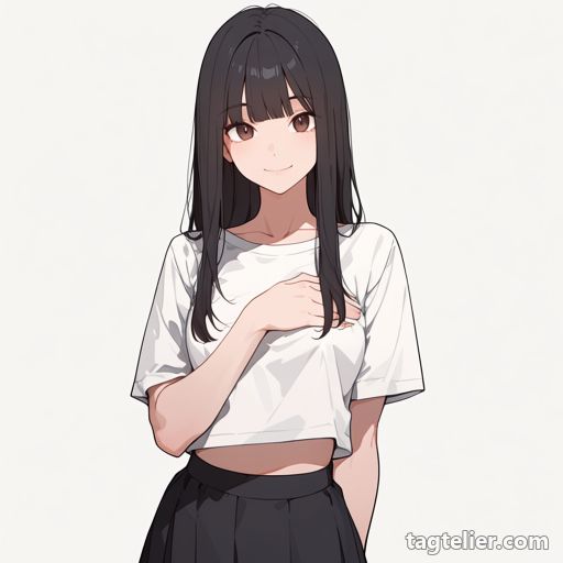 胸を隠す（covering breasts）で生成したAIイラストの見本