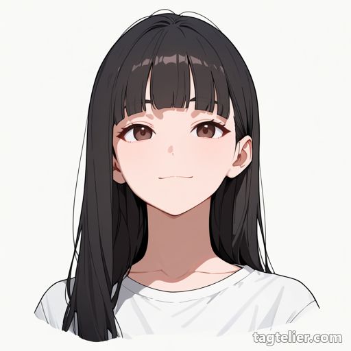 肩が見切れ（cropped shoulders）で生成したAIイラストの見本