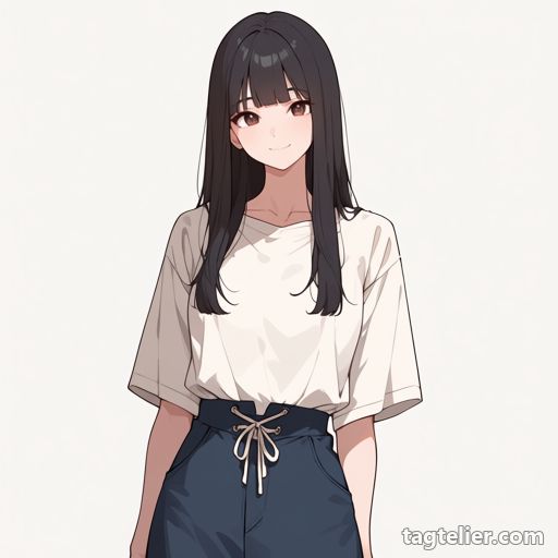 編み上げの服（cross-laced_clothes）で生成したAIイラストの見本