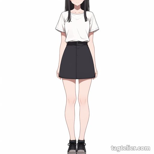 編み上げの靴（cross-laced_footwear）で生成したAIイラストの見本