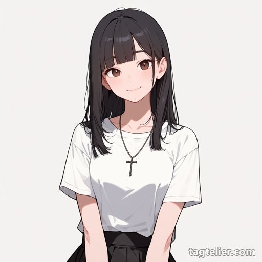 十字架のネックレス（cross_necklace）で生成したAIイラストの見本