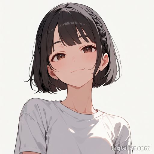 編み込みの冠（crown_braid）で生成したAIイラストの見本