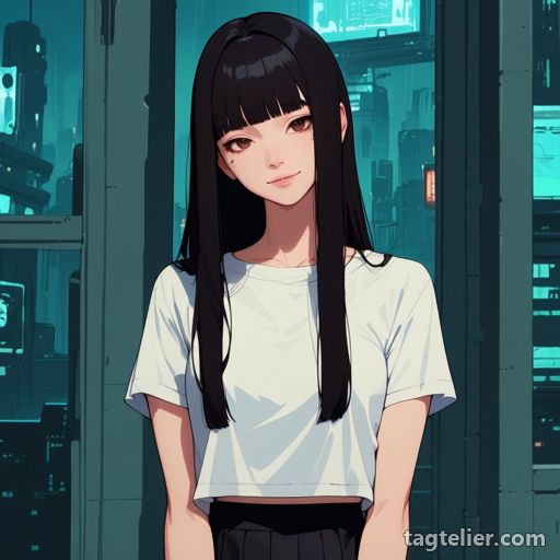 サイバーパンク（cyberpunk）で生成したAIイラストの見本
