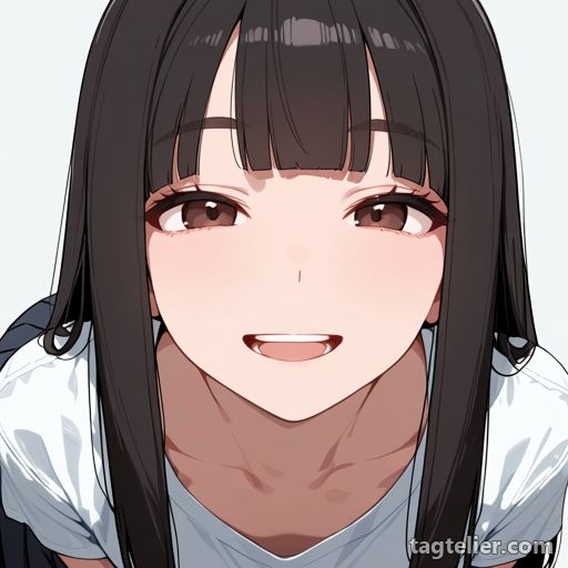 満面の笑み（:d）で生成したAIイラストの見本