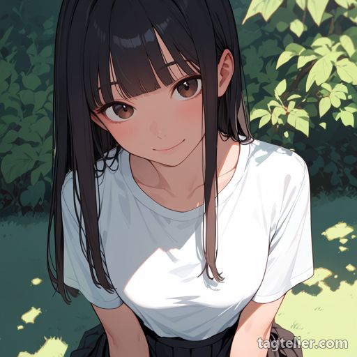 木漏れ日（dappled sunlight）で生成したAIイラストの見本