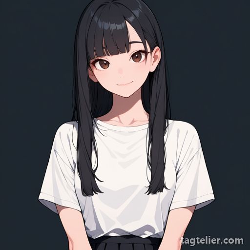 暗い背景（dark_background）で生成したAIイラストの見本